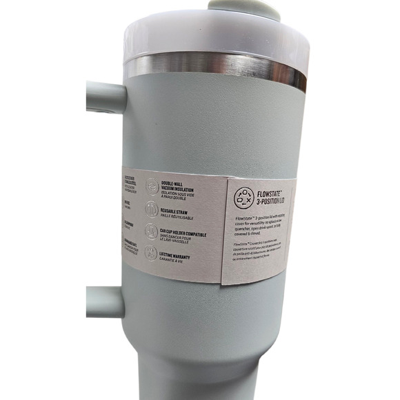 Stanley The Flowstate Quencher H2.0 Tumbler 40 oz in Mist New in Box - Picture 6 of 14